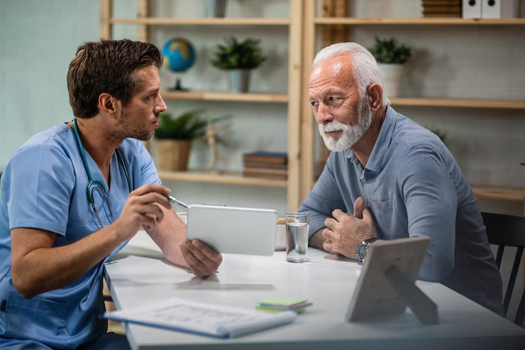Doctor with Long-Term Patients